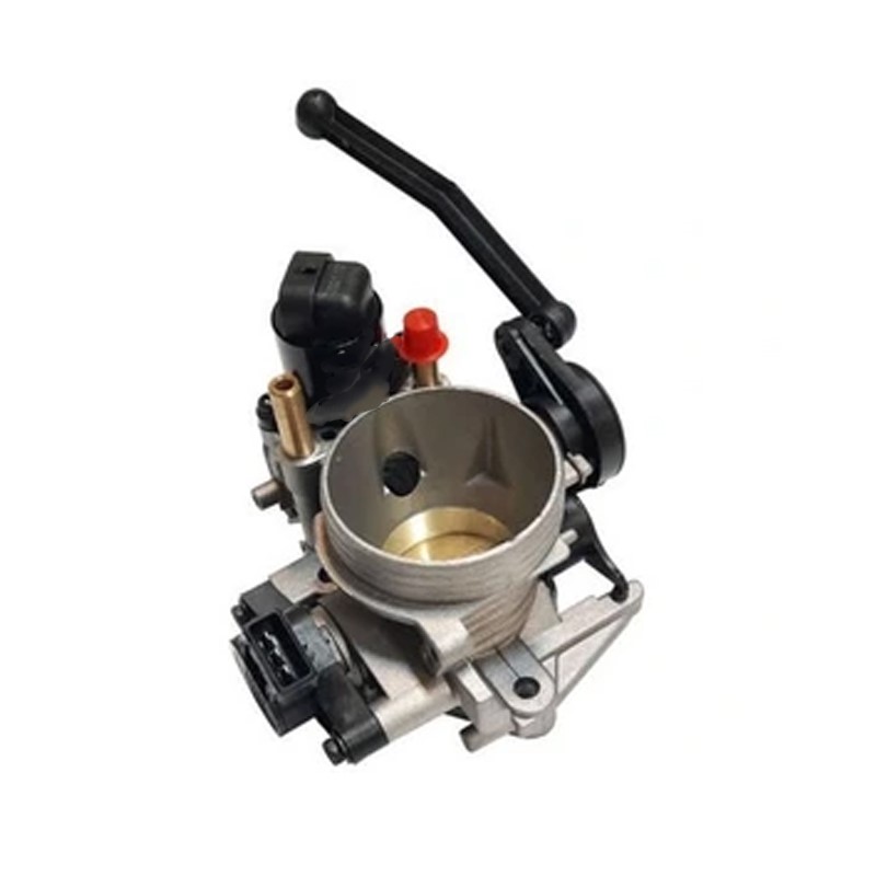 gas-valve-peugeot-405 دریچه گاز کامل پژو ۴۰۵ با سنسور دما و گرمکن - Image 1